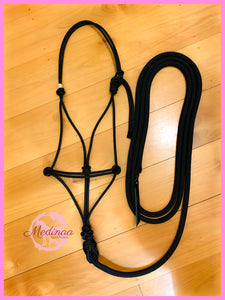 Essential Groundwork Set - Stiff Halter and Training Rope