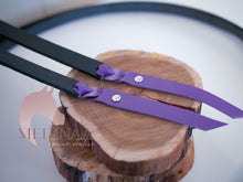 Load image into Gallery viewer, Leather Reins - Purple Kampos