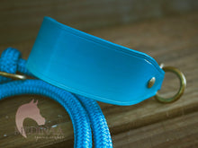 Load image into Gallery viewer, IN STOCK Leather Martingale Collar Set - Turquoise Ombré