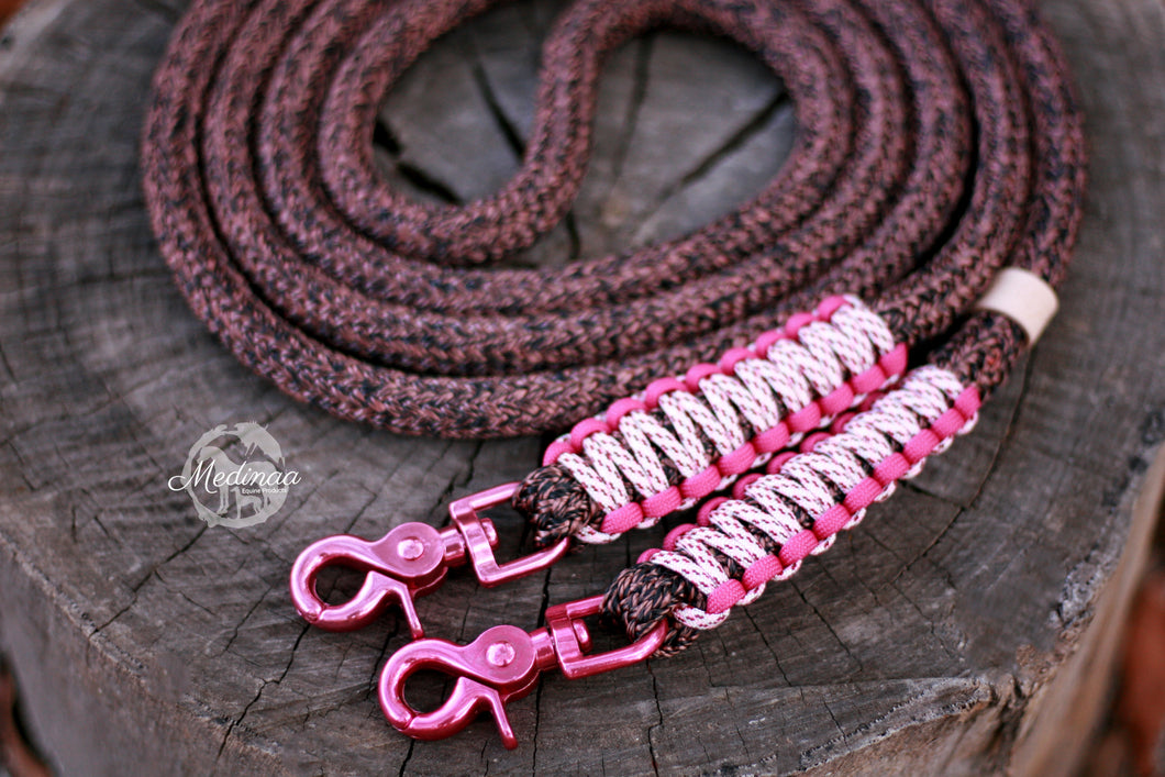 Rope Reins - Ember Tweed