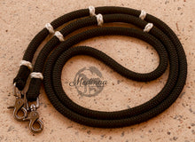 Load image into Gallery viewer, Reins - Black with Ranger Beads