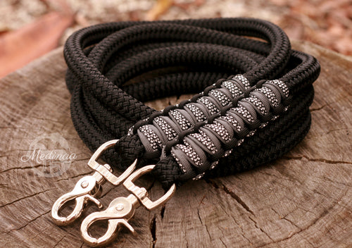 Rope Reins - Dark Monotone