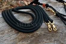 Load image into Gallery viewer, Rope Reins - Black