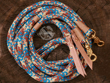Load image into Gallery viewer, Rope Reins - Beige Cowgirl