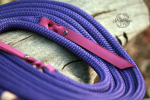 Rope Reins - Purple Crush